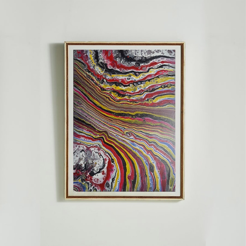 Acrylic Abstract Painting On Canvas Original Art